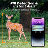 Darrahopens Audio & Video > Photography > Camera Accessories 4G Solar Trail Camera in Black with 2.5K Resolution and Live Monitoring In Australia - Darrahopens