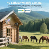 4G Solar Trail Camera in Black with 2.5K Resolution and Live Monitoring In Australia - Darrahopens