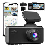 4K 3 Channel Dash Cam with 5G WiFi, Front, Rear, and Inside Recording, Free 64GB SD Card In Australia - Darrahopens