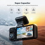 Darrahopens Audio & Video > Photography > Camera Accessories 4K 3 Channel Dash Cam with 5G WiFi, Front, Rear, and Inside Recording, Free 64GB SD Card In Australia - Darrahopens