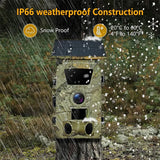 Darrahopens Audio & Video > Photography > Camera Accessories 4K 60MP Black Solar Trail Camera with Night Vision and Wi-Fi Connectivity In Australia - Darrahopens