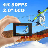 Darrahopens Audio & Video > Photography > Camera Accessories 4K Action Camera 30M Waterproof Sports Cam Balck