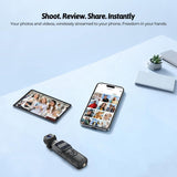 Darrahopens Audio & Video > Photography > Camera Accessories 4K Vlogging Camera with 330° Gimbal Lens & 75MP Photo, WiFi Pocket Camera Compact Vlog Camera for Beginners, 330 Degree Rotating Lens, Content Creator Kit with Tripod & 16GB Card - Black - Size 158mm In Australia - Darrahopens