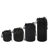 Darrahopens Audio & Video > Photography > Camera Accessories 4pcs DSLR Camera Lens Pouch Protective Case Tube Bag Soft Cover for SLR Storage
