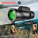 Darrahopens Audio & Video > Photography > Camera Accessories 50x60 HD Monocular Telescope with Tripod and Phone Holder for Outdoor Travel