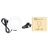 Darrahopens Audio & Video > Photography > Camera Accessories 6.2 Dual-Colour Ring Light With Usb 3 Modes Monitor Clip - Black