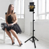 Darrahopens Audio & Video > Photography > Camera Accessories Adjustable 4.7-12.9" Stable Tripod Floor Stand Lazy Tablet Mount Holder for iPad
