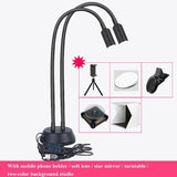 Darrahopens Audio & Video > Photography > Camera Accessories Adjustable Double-Head Led Jewelry Table Lamp For Live Photos