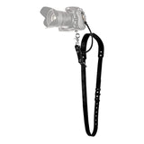 Darrahopens Audio & Video > Photography > Camera Accessories Black Adjustable Genuine Leather Camera Strap - Crossbody Shoulder Sling for DSLR/SLR(The camera is a prop and is not included)
