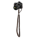 Darrahopens Audio & Video > Photography > Camera Accessories Brown Adjustable Genuine Leather Camera Strap - Crossbody Shoulder Sling for DSLR/SLR(The camera is a prop and is not included)