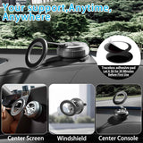Car Phone Holder for Magsafe, 360° Adjustable Foldable Car Mount [108LBS Strongest Suction & 2800gf Magnetic] Portable for Car/Gym/Mirror Mount/Daily Stand for iPhone and All Smartphones, Black