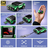 Darrahopens Audio & Video > Photography > Camera Accessories Creative Car-Shaped 2K HD Thumb Camera: Mini & Portable, Auto Focus, Clear in Low Light, Captures Every Wonderful Moment of Childhood and Life(G5 Rose Red 32G Memory Card）