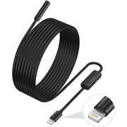 Darrahopens Audio & Video > Photography > Camera Accessories Endoscope For Iphone, Inspection Camera With 7.9Mm Lens For Iphone&Ipad, 5M Semi-Rigid Cable Borescope Ip68 Waterproof,
