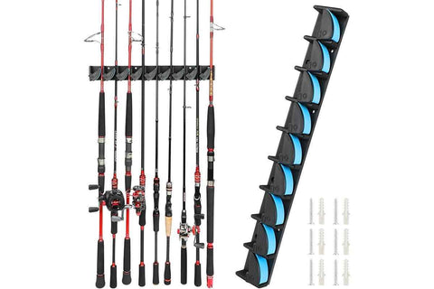Darrahopens Audio & Video > Photography > Camera Accessories Fishing Pole Holder Holds Up to 9 Rods or Combos for Rods of Diameter 3 to 19mm