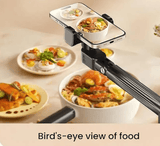 Darrahopens Audio & Video > Photography > Camera Accessories Floor Standing Phone Tripod with Swan Neck Arm – Includes Phone Clamp & Selfie Remote, Multi-Angle Stand for Live Streaming, Food Photography, Vlogging (Black)