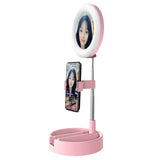 Darrahopens Audio & Video > Photography > Camera Accessories Foldable Desktop Makeup Mirror Holder With Storage