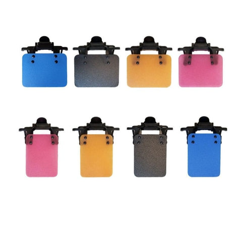 Darrahopens Audio & Video > Photography > Camera Accessories ISSF Flip-Up Eyeshield Sport Shooting Eye Shield Aim Blocker Targeting Sight Cover Blinding - Blue-Vertical 3x4cm