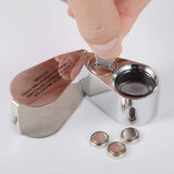 Darrahopens Audio & Video > Photography > Camera Accessories LED UV Jewelers Loupe 40X Magnification Foldable Metal