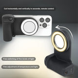Darrahopens Audio & Video > Photography > Camera Accessories Magnetic Phone Camera Grip with Fill Light & Remote: Stable Shooting Holder for iPhone/Android – Ideal for Vlog, Selfie & Photography