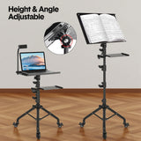 Darrahopens Audio & Video > Photography > Camera Accessories Mobile Laptop Tripod Stand 11-16 Inch on Wheels 82-170cm Height Adjustable Projector Stand Portable Stand with Gooseneck Phone Holder for Home Office