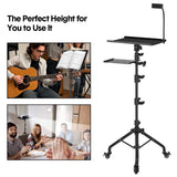 Darrahopens Audio & Video > Photography > Camera Accessories Mobile Laptop Tripod Stand 11-16 Inch on Wheels 82-170cm Height Adjustable Projector Stand Portable Stand with Gooseneck Phone Holder for Home Office
