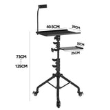 Darrahopens Audio & Video > Photography > Camera Accessories Mobile Laptop Tripod Stand 11-16 Inch on Wheels 82-170cm Height Adjustable Projector Stand Portable Stand with Gooseneck Phone Holder for Home Office