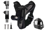 Darrahopens Audio & Video > Photography > Camera Accessories Motorcycle Helmet Chin Mount for Action Camera Quick Release Shockproof - Black