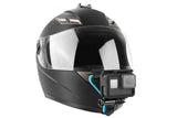 Darrahopens Audio & Video > Photography > Camera Accessories Motorcycle Helmet Chin Mount for Action Camera Quick Release Shockproof - Blue
