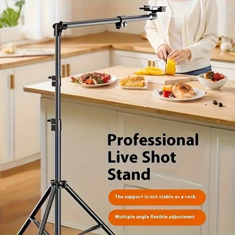 Darrahopens Audio & Video > Photography > Camera Accessories **Multi-Angle Flexible Shooting Stand: Your All-in-One Portable Assistant for Stable HD Live Streaming and Content Creation**