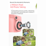 Darrahopens Audio & Video > Photography > Camera Accessories Pink ABS-681 Portable Kids Mini Digital Polaroid with 32GB Card,  3 Rolls Printing Paper & 6 Color Pens - Instant Print Thermal Photo Printer for DIY Fun