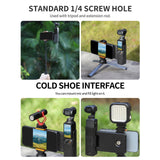 Darrahopens Audio & Video > Photography > Camera Accessories Portable Phone Clamp Holder With Storage Case For Dji Pocket 3