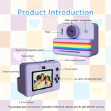 Darrahopens Audio & Video > Photography > Camera Accessories Portable Photo Printer Camera with Rechargeable Battery