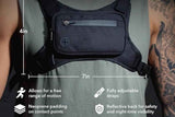 Darrahopens Audio & Video > Photography > Camera Accessories Water Resistant Running Vest Chest Pack Phone Holder for Running Lightweight Training Pack with Reflective Detail - Green