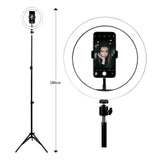 Darrahopens Audio & Video > Photography LED Selfie Ring Light with Tripod Stand & Cell Phone Holder for Live Stream/Makeup