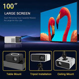 Darrahopens Audio & Video > Projectors & Accessories Mini Portable Smart Projector HD 1080P Android WIFI Bluetooth Home Theater NEW