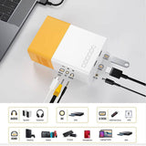 Darrahopens Audio & Video > Projectors & Accessories Mini Projector HDMI USB LED HD 1080P Home Cinema Portable Pocket Projector Party