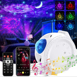 Darrahopens Audio & Video > Projectors & Accessories > Projectors 4-in-1 Galaxy Projector with Tooth Serrated Remote - 18 Sky Patterns