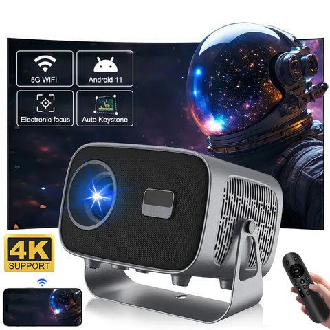 Darrahopens Audio & Video > Projectors & Accessories > Projectors 5G 4K Smart Projector Black with WiFi, Bluetooth, HDMI, USB for Home Theater In Australia - Darrahopens