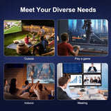 Darrahopens Audio & Video > Projectors & Accessories > Projectors 5G 4K Smart Projector Black with WiFi, Bluetooth, HDMI, USB for Home Theater In Australia - Darrahopens