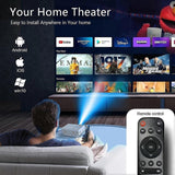 Darrahopens Audio & Video > Projectors & Accessories > Projectors 5G WiFi Bluetooth Projector, 9500 Lumens, Native 1080p, 4K, Mini Video Projector