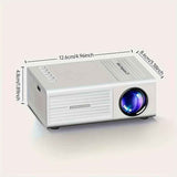 Darrahopens Audio & Video > Projectors & Accessories > Projectors 80-inch projector, LED projector, remote control projector, USB phone link projector, home entertainment projector