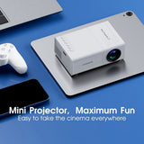 Darrahopens Audio & Video > Projectors & Accessories > Projectors 80-inch projector, LED projector, remote control projector, USB phone link projector, home entertainment projector
