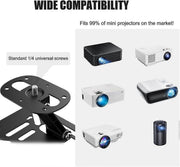 Darrahopens Audio & Video > Projectors & Accessories > Projectors Foldable Projector Stand - 3-in-1 Desktop or Ceiling Mount for Mini Projectors