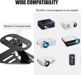 Darrahopens Audio & Video > Projectors & Accessories > Projectors Foldable Projector Stand - 3-in-1 Desktop or Ceiling Mount for Mini Projectors