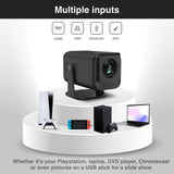 Darrahopens Audio & Video > Projectors & Accessories > Projectors Laser 1080p Android Multi-Angle LED Projector Black