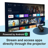 Darrahopens Audio & Video > Projectors & Accessories > Projectors Laser 1080p Android Multi-Angle LED Projector Black