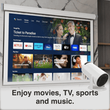 Darrahopens Audio & Video > Projectors & Accessories > Projectors Laser Multi-Angle Tube LED Projector, Android TV 1080p In Australia - Darrahopens