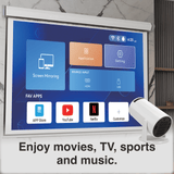 Laser Multi-Angle Tube LED Projector, Android TV 1080p In Australia - Darrahopens