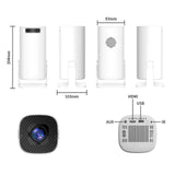 Darrahopens Audio & Video > Projectors & Accessories > Projectors Portable Smart Projector - Home Movie Projector for Phone & Laptop