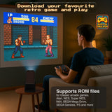 Darrahopens Audio & Video > Projectors & Accessories > Projectors Smart Gaming Projector with 80 Games Dual Controllers